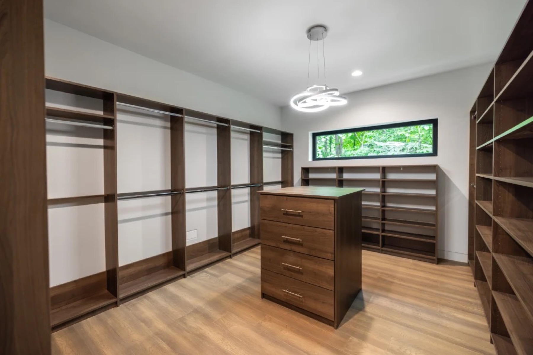 Walnut dressing room